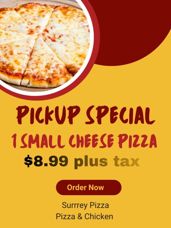 Surrey Pizza and Pizza chicken